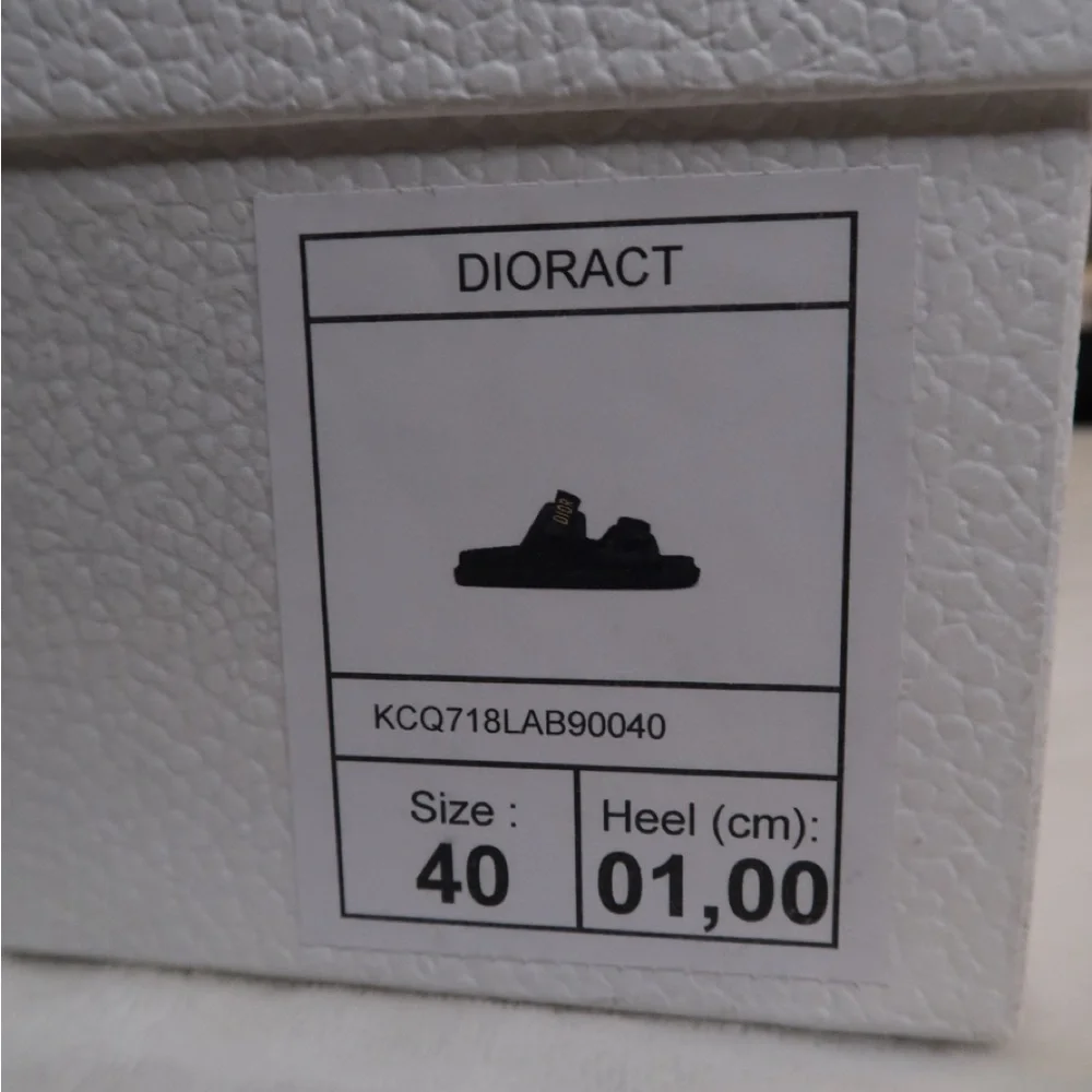 DIORact Slide Lambskin Black - Picture 9 of 15